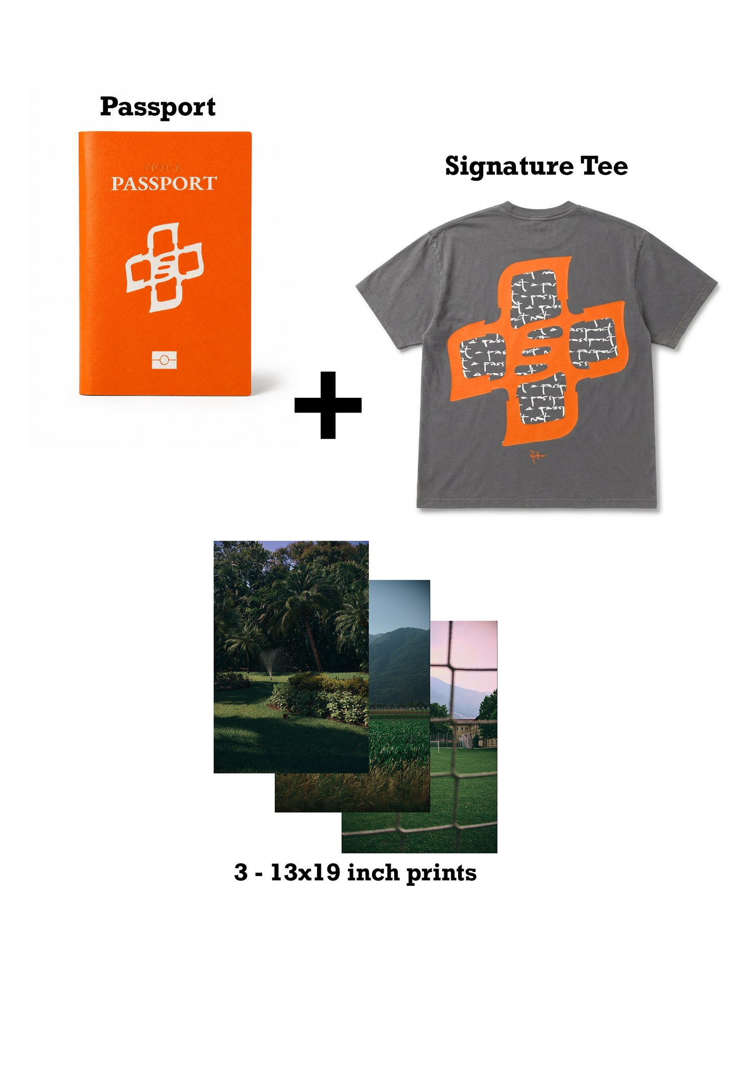 Tee + Passport + 3 Print BUNDLE
